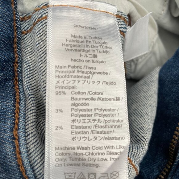 MADEWELL Jeans STOVEPIPE Straight 26 High Rise Stretch J Crew - Picture 7 of 11